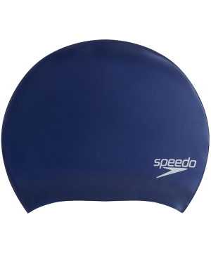 Speedo Senior Long Hair Swim Cap - Navy